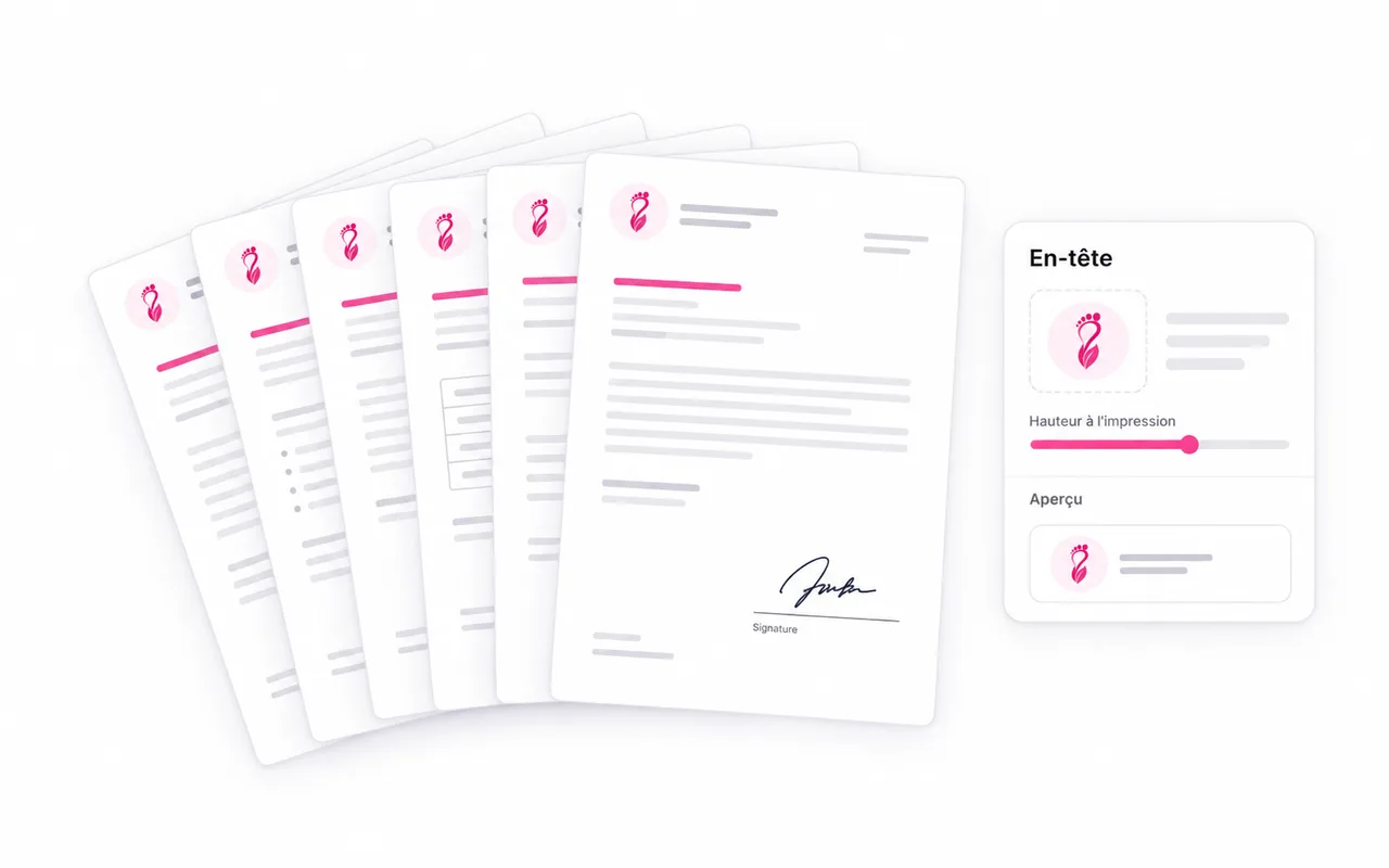 Documents à l'en-tête